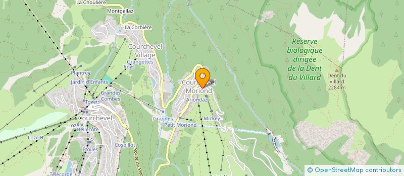 localisation de l'entreprise EVIDENTS à COURCHEVEL