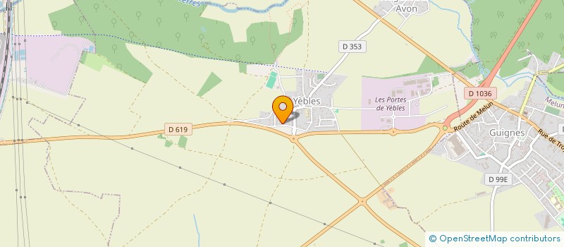 localisation de l'entreprise EVIDHOME  YEBLES