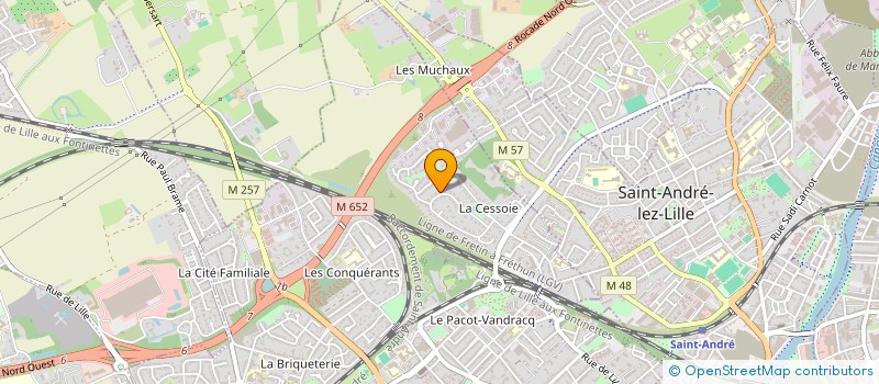 localisation de l'entreprise EVIDIMO à LAMBERSART