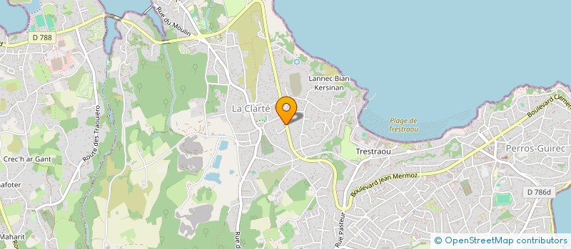 localisation de l'entreprise EVIGAIONOS  PERROS-GUIREC