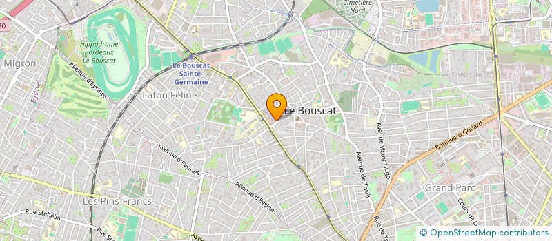 localisation de l'entreprise EVIJA CAPITAL SAS  LE BOUSCAT