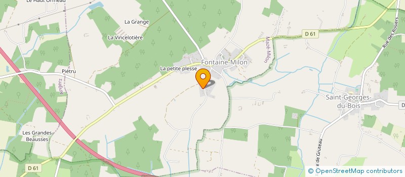 localisation de l'entreprise EVIL  MAZE-MILON