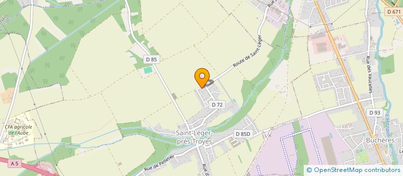 localisation de l'entreprise EVILO  SAINT-LEGER-PRES-TROYES