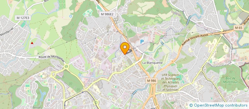 localisation de l'entreprise EVIM à MONTPELLIER