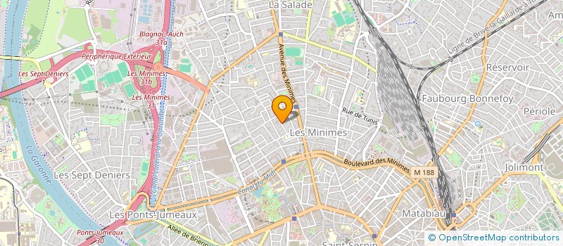 localisation de l'entreprise EVIM à TOULOUSE
