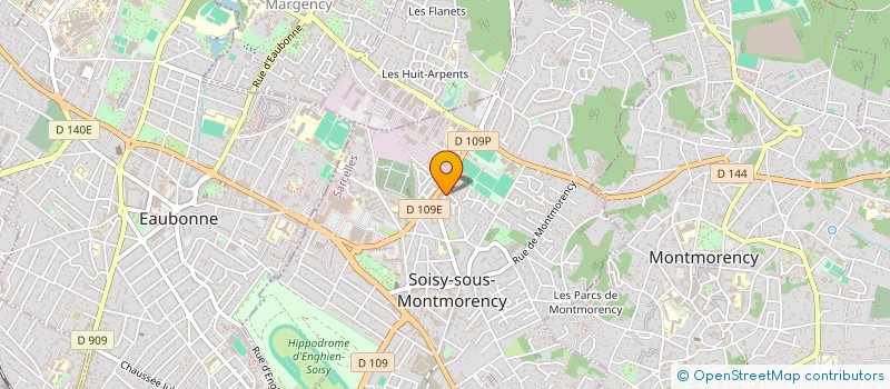 localisation de l'entreprise EVIM à SOISY-SOUS-MONTMORENCY