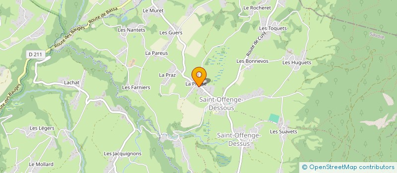 localisation de l'entreprise EVIMERIA  SAINT-OFFENGE