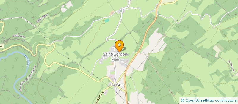 localisation de l'entreprise EVIMMO  SAINT-GORGON-MAIN