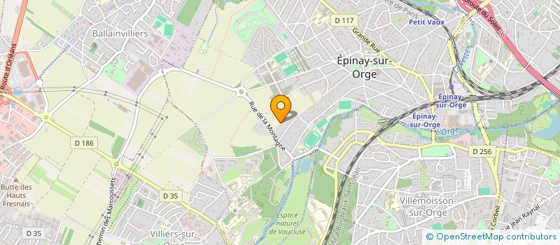 localisation de l'entreprise EVIMO  EPINAY-SUR-ORGE