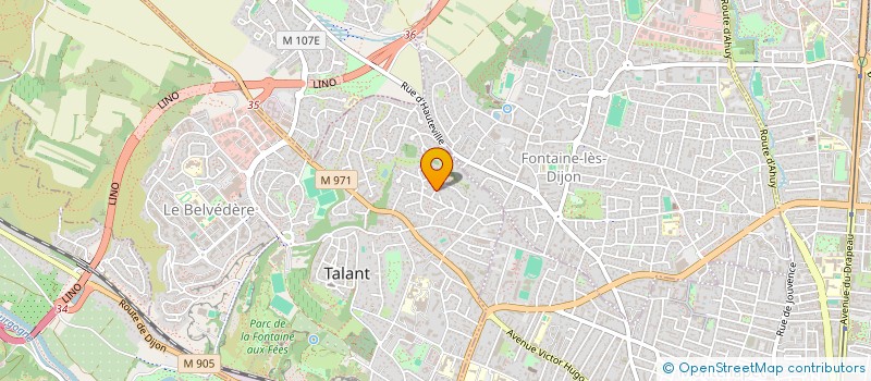 localisation de l'entreprise EVIMO  TALANT