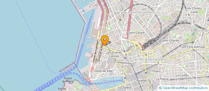 localisation de l'entreprise EVIN CONSTRUCTION  MARSEILLE