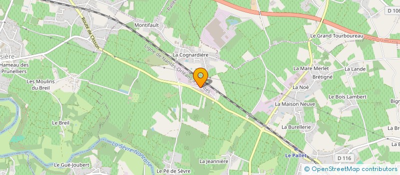 localisation de l'entreprise EVIN DECOR  LE PALLET