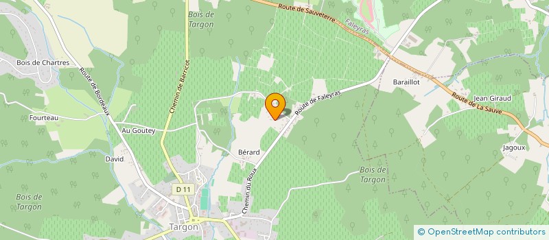 localisation de l'entreprise EVIN MACONNERIE ET CHAPE LIQUIDE à TARGON