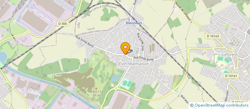 localisation de l'entreprise EVIN MARKET  EVIN-MALMAISON