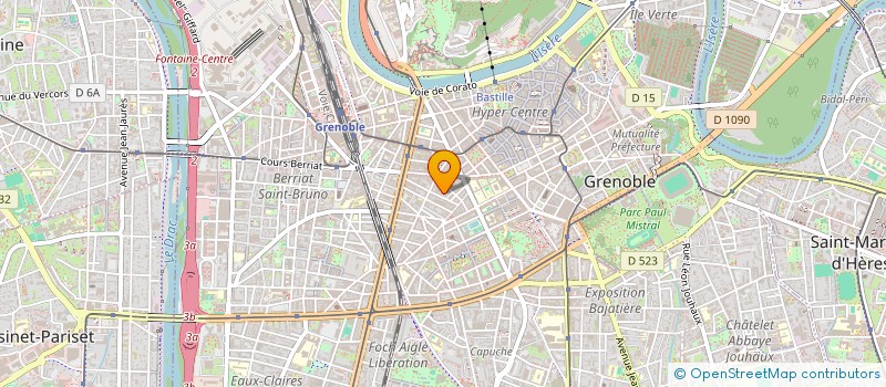 localisation de l'entreprise EVIOO à GRENOBLE