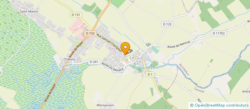 localisation de l'entreprise EVIRA  LE GUA