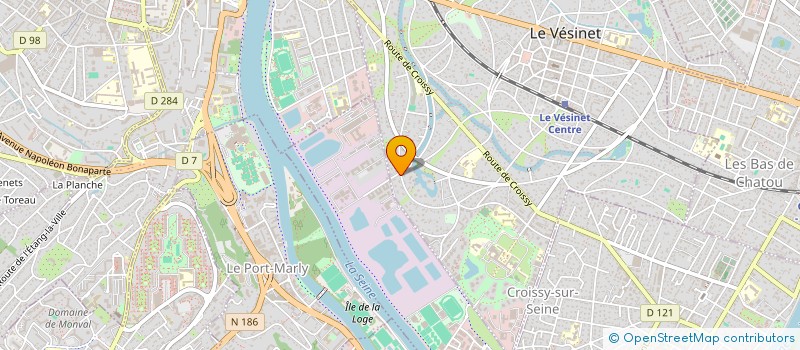 localisation de l'entreprise EVIS  LE VESINET