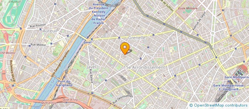 localisation de l'entreprise EVISTEL à PARIS