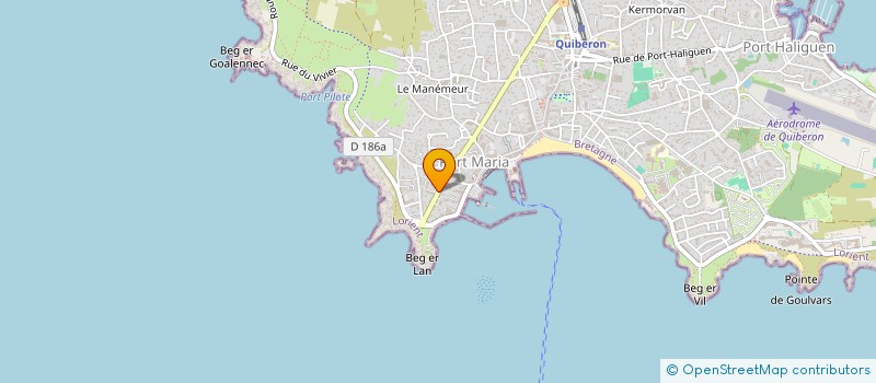 localisation de l'entreprise EVISUSHI à QUIBERON