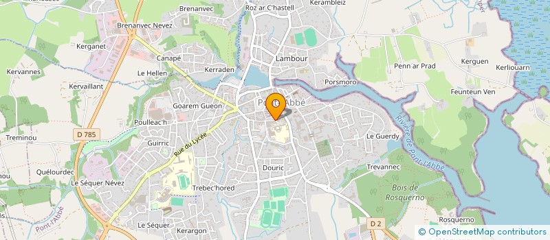 localisation de l'entreprise EVIT A RE GOUZ à PONT-L'ABBE