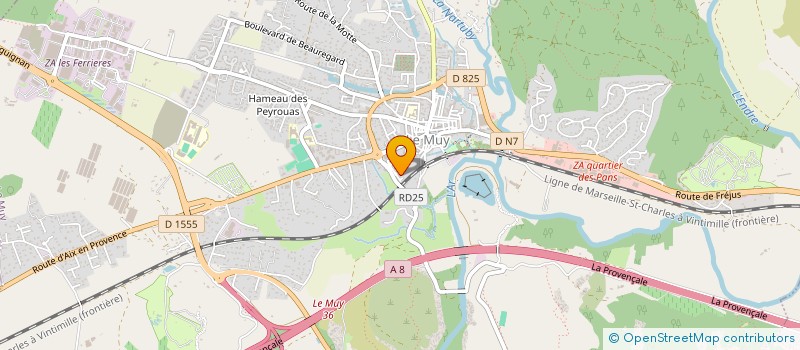 localisation de l'entreprise EVITA VIEW  LE MUY