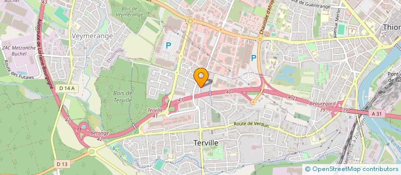 localisation de l'entreprise EVIVA AK INVEST  TERVILLE