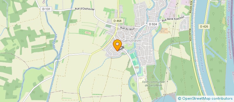 localisation de l'entreprise EVIX  GERSTHEIM