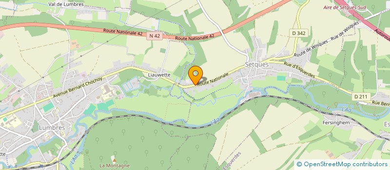 localisation de l'entreprise EVL NEGOCE  MORINGHEM