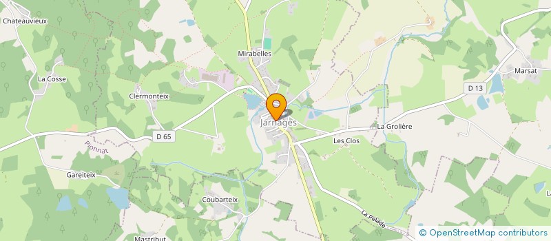 localisation de l'entreprise EVLAV à JARNAGES