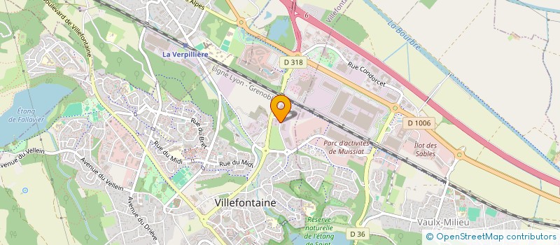 localisation de l'entreprise EVLD MANAGEMENT  VILLEFONTAINE