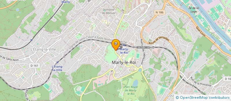 localisation de l'entreprise EVLEGAST  MARLY-LE-ROI