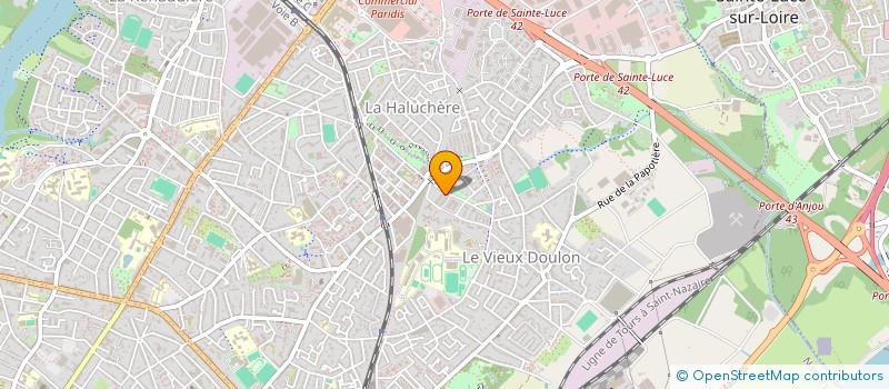 localisation de l'entreprise EVLIZ à NANTES