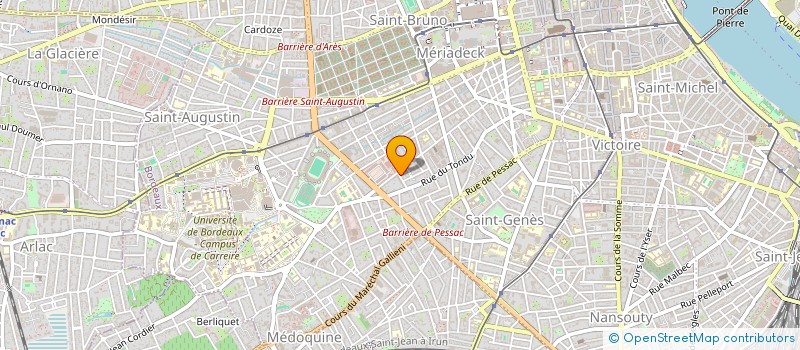 localisation de l'entreprise EVLM  BORDEAUX