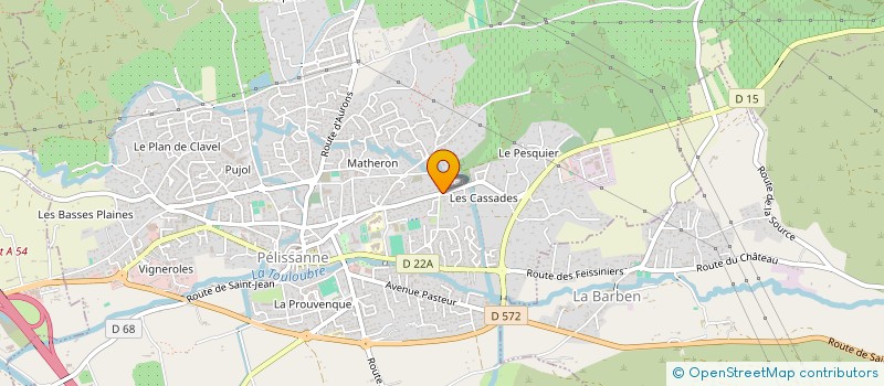 localisation de l'entreprise EVLO  PELISSANNE