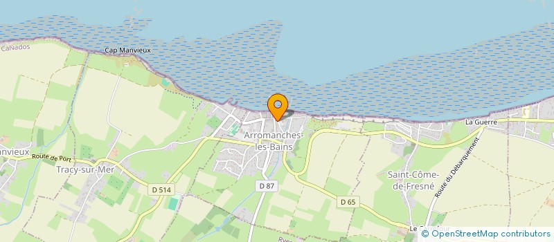 localisation de l'entreprise EVLOAD  ARROMANCHES-LES-BAINS