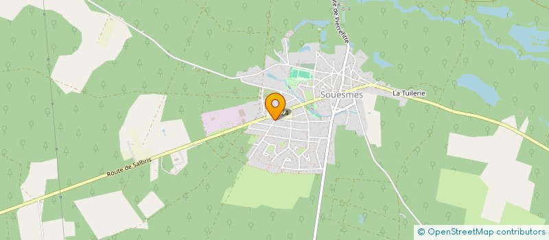 localisation de l'entreprise EVM IMMO  SOUESMES