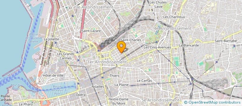 localisation de l'entreprise EVMT  MARSEILLE