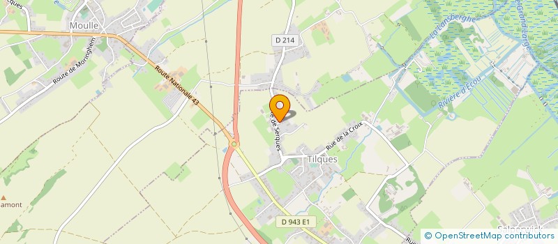 localisation de l'entreprise EVN ESPACE VERT ET NETTOYAGE  EPERLECQUES