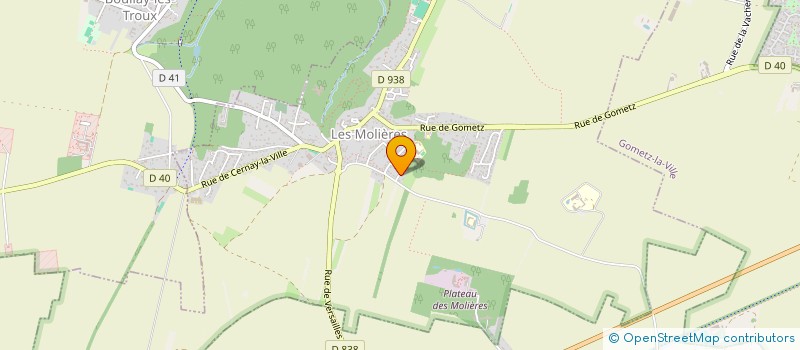 localisation de l'entreprise EVO  LES MOLIERES