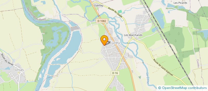 localisation de l'entreprise EVO  CUZIEU