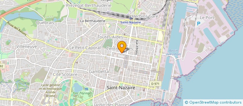 localisation de l'entreprise EVO BATIMENT  SAINT-NAZAIRE