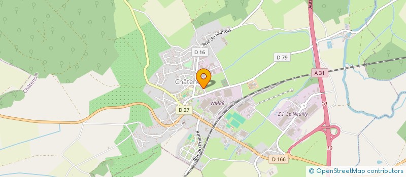 localisation de l'entreprise EVO CARS 88  CHATENOIS