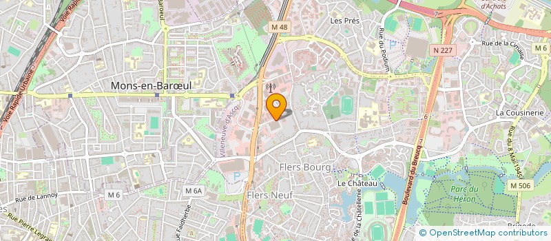 localisation de l'entreprise EVO'CCASIONS à VILLENEUVE-D'ASCQ