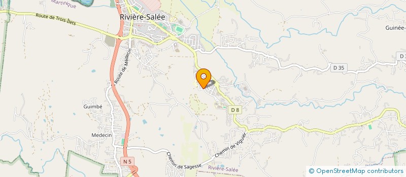 localisation de l'entreprise EVO CONCEPT à RIVIERE-SALEE