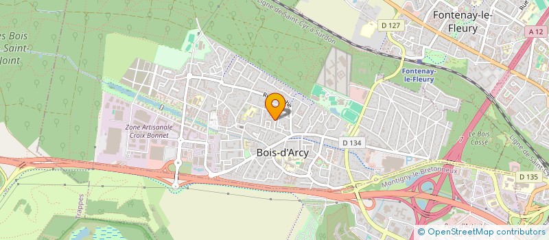 localisation de l'entreprise EVO-CONCEPT à BOIS-D'ARCY