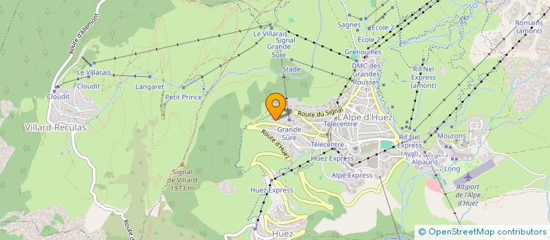 localisation de l'entreprise EVO DRIVER  HUEZ