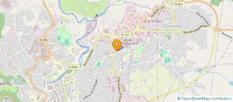 localisation de l'entreprise EVO-GAMING à ANNONAY