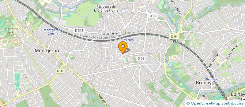 localisation de l'entreprise EVO GOURMANDISE  YERRES