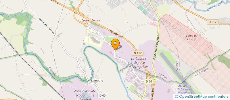 localisation de l'entreprise EVO GROUPE  TOULOUSE