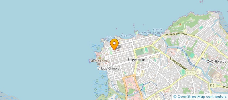 localisation de l'entreprise EVO K 2  CAYENNE